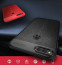 Vaku ® Huawei Honor 7X Kowloon Double-Stitch Edition Silicone Leather Texture Finish Ultra-Thin Back Cover