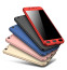 Vaku ® Samsung Galaxy J7 Prime 7D Series PC Case  Dual-Colour Finish 3-in-1 Ultra-thin Slim Front Case + Tempered + Back Cover