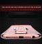 MeePhone ® For Apple iPhone 6 Plus / 6S Plus Metal Electroplated Bumper with FullView Transparent Finish + inbuilt Kickstand Back Cover
