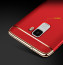 Vaku ® Samsung Galaxy A8 Plus Ling Series Ultra-thin Metal Electroplating Splicing PC Back Cover