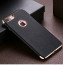 Vaku ® Apple iPhone 7 Plus Altrim Grained Leather Ultra-thin Metal Electroplating Splicing PC Back Cover