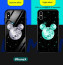 VAKU ® Apple iPhone X Luminous Printed Glass Shell Battery Glowing Case Back Cover