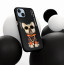 Vaku ® Apple iPhone 14 3D Embroidery Chain Pug Anti-Slip Scratch Resistant Protective Case Back Cover