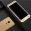 i-Paky ® Samsung Galaxy Note 4 360 Full Protection Metallic Finish 3-in-1 Ultra-thin Slim Front Case + Tempered + Back Cover