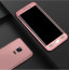 i-Paky ® Samsung Galaxy Note 4 360 Full Protection Metallic Finish 3-in-1 Ultra-thin Slim Front Case + Tempered + Back Cover