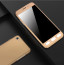 Vaku ® Vivo V5 / V5s 360 Full Protection Metallic Finish 3-in-1 Ultra-thin Slim Front Case + Tempered + Back Cover