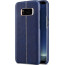 Vorson ® Samsung Galaxy Note 8 Lexza Series Double Stitch Leather Shell with Metallic Camera Protection Back Cover