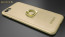 GUESS ® Apple iPhone 7 Plus Prama Paris Series Pure Leather 2K Gold Electroplated + inbuilt ring stand Back Case