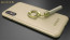 GUESS ® Apple iPhone X Premium Luther Leather 2K Gold Electroplated + inbuilt ring stand + detachable Tassels Back Case