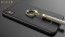 GUESS ® Apple iPhone X Premium Luther Leather 2K Gold Electroplated + inbuilt ring stand + detachable Tassels Back Case