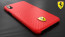 Ferrari ® Apple iPhone X SP America series Carbon fibre finish - inbuilt Credit card holder back cover