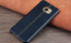 Vaku ® Samsung Galaxy C7 Pro Lexza Series Double Stitch Leather Shell with Metallic Camera Protection Back Cover