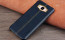 Vaku ® Samsung Galaxy J5 (2016) Lexza Series Double Stitch Leather Shell with Metallic Logo Display Back Cover