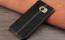 Vaku ® Samsung Galaxy C7 Pro Lexza Series Double Stitch Leather Shell with Metallic Camera Protection Back Cover