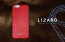 Bushbuck ® Apple iPhone 6 / 6S Lizard Textured Design Premium Leather Back Cover