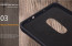 Vaku ® Redmi Note 3 Lexza Series Double Stitch Leather Shell with Metallic Logo Display Back Cover