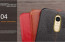 Vaku ® Redmi Note 3 Lexza Series Double Stitch Leather Shell with Metallic Logo Display Back Cover
