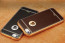 VAKU ® Apple iPhone 5S / SE / 5 Leather Stiched Gold Electroplated Soft TPU Back Cover