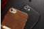 VAKU ® Apple iPhone 8 RAMADA Series Stucco Persion Engraved Leather Shell with Metallic Logo Display Back Cover