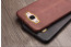 Vaku ® Samsung Galaxy J5 (2016) Lexza Series Double Stitch Leather Shell with Metallic Logo Display Back Cover