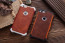 R-JUST ® Apple iPhone 6 / 6S Rosewood Shockproof Aluminium Metal+Wooden Bumper with Leather Veneer Back Cover