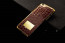 Vaku ® Apple iPhone 6 / 6S Premium Crocodile Leather Gold Electroplated Back Cover