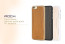 Rock ® Apple iPhone 6 / 6S Cana Series Thin Natural Wood Case with inbuilt Card Holder Back Cover