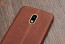Vaku ® Samsung Galaxy J7 Pro Lexza Series Double Stitch Leather Shell with Metallic Camera Protection Back Cover
