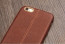 Vaku ® VIVO Y69 Lexza Series Double Stitch Leather Shell with Metallic Logo Display Back Cover