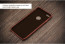 Vorson ® Apple iPhone 6 Plus / 6S Plus Lexza Series Double Stitch Leather Shell with Metallic Logo Display Back Cover
