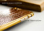 Vaku ® Apple iPhone 6 / 6S Premium Crocodile Leather Gold Electroplated Back Cover