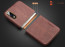 Vaku ® Vivo X21 Lexza Series Double Stitch Leather Shell with Metallic Camera Protection Back Cover