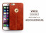 VAKU ® Apple iPhone 6 / 6S Nexza Series Double Stitch Leather Shell with Metallic Logo Display Back Cover