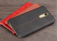 Vaku ® Redmi Note 4 Lexza Series Double Stitch Leather Shell with Metallic Logo Display Back Cover