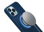 Vaku Luxos ® Apple iPhone 13 Pro Magsafe Built in Halo Lock Magnetic Wireless Charging Silicon Velvet-Touch Logo Cut Shock-Proof Back Cover [ Only Back Cover ]
