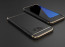 Vaku ® Samsung Galaxy A7 (2016) Ling Series Ultra-thin Metal Electroplating Splicing PC Back Cover