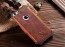 R-JUST ® Apple iPhone 6 / 6S Rosewood Shockproof Aluminium Metal+Wooden Bumper with Leather Veneer Back Cover