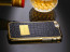 Vaku ® Apple iPhone 6 / 6S Premium Crocodile Leather Gold Electroplated Back Cover