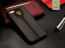 Ferrari ® Apple iPhone 6 Plus / 6S Plus Official Scuderia Logo Double Stitched Dual-Material PU Leather Back Cover