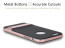 Rock ® Apple iPhone 6 / 6S Royle Case Ultra-thin Dual Metal + inbuilt Stand Soft / Silicon Case