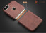 Vaku ® Oppo F5 Lexza Series Double Stitch Leather Shell with Metallic Camera Protection Back Cover