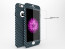 Vaku ® Apple iPhone 6 / 6S 360° Carbon Fiber Finish Full Screen Cover + 9H Hardness Shock-Absorbing Tempered Glass