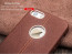 Vorson ® Apple iPhone 5 / 5S / SE Lexza Series Double Stitch Leather Shell with Metallic Logo Display Back Cover