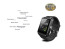 SmartWatch ® U8 Touchscreen 1.48in TFT LCD Bluetooth v3 + Activity Tracker + Music Controller + Remote Camera button Smart Watch