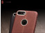 Vaku ® Apple iPhone 7 Plus Lexza Series Double Stitch Leather Shell with Metallic Logo Display Back Cover