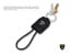 Lamborghini ® Official Ultra-Portable Keychain Style Android/Windows Micro USB Charging / Data Cable