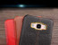 Vaku ® Samsung Galaxy J5 (2016) Lexza Series Double Stitch Leather Shell with Metallic Logo Display Back Cover