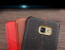 Vaku ® Samsung Galaxy C7 Pro Lexza Series Double Stitch Leather Shell with Metallic Camera Protection Back Cover