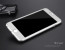 i-Paky ® Apple iPhone 6 / 6S 360 Full Protection Metallic Finish 3-in-1 Ultra-thin Slim Front Case + Tempered + Back Cover