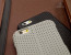 Mercedes Benz ® Apple iPhone 6 / 6S Pure Line Perforated Genuine Leather Hard Case Back Cover